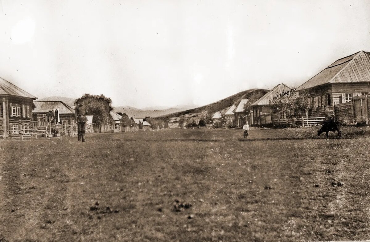 Улица Палочная. Посёлок Риддерск. 1912г