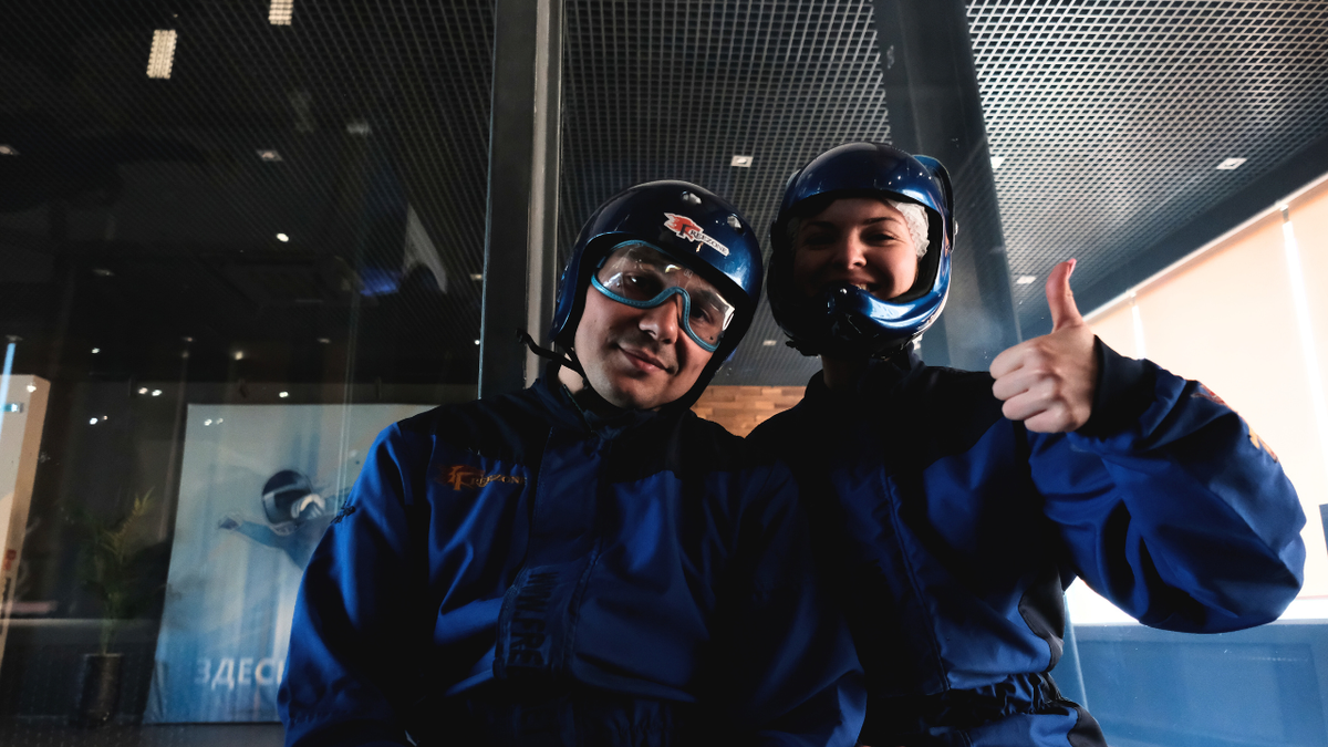 Предполетная зона аэротрубы