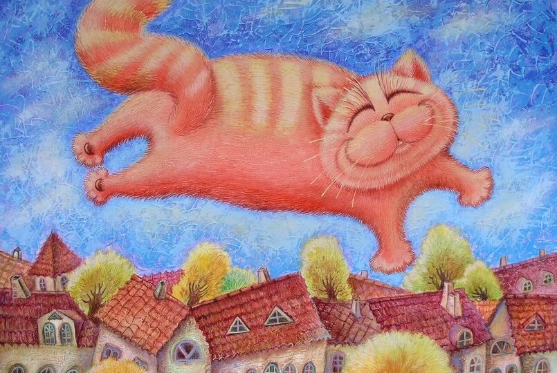 Летающий кот.