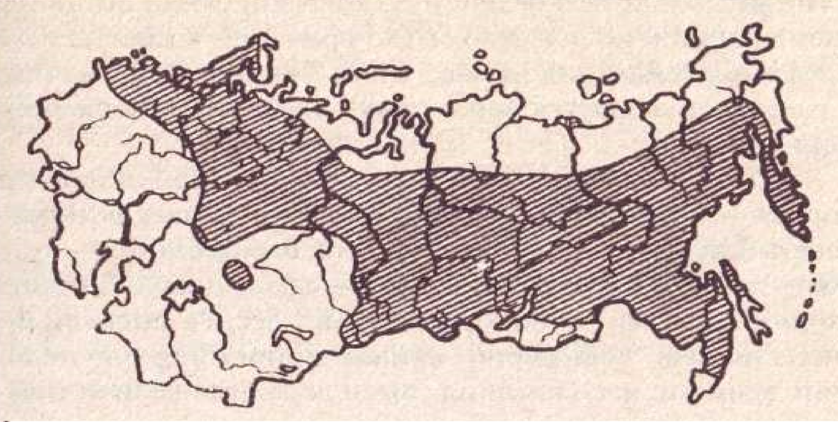 Ареал обитания.