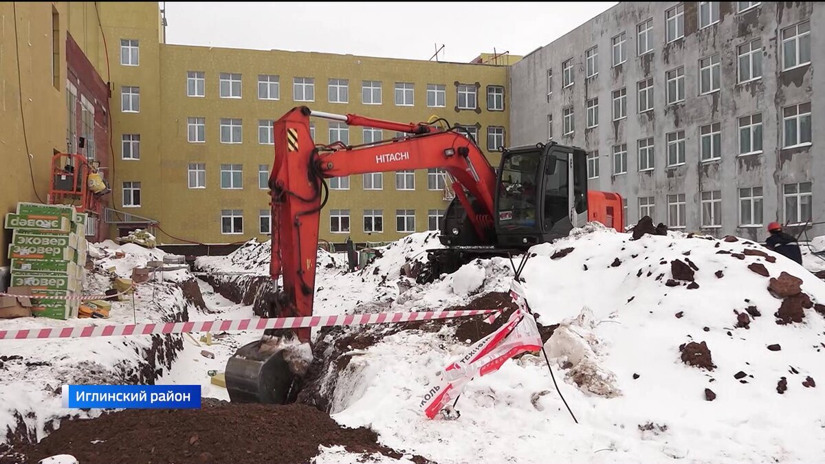    В конце года в Иглинском районе Башкирии откроют школу на 1225 мест