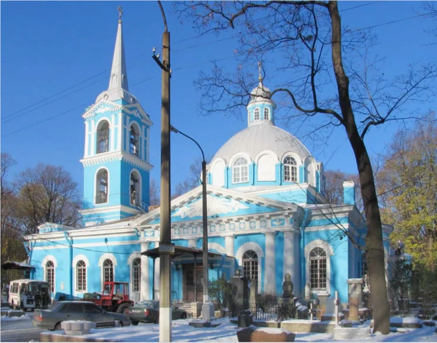 Церковь на смоленском кладбище. Храм Смоленской Божией матери в Санкт-Петербурге. Смоленской иконы Божией матери храм СПБ. Смоленский храм в Санкт-Петербурге на Смоленском кладбище. Смоленская Церковь на Васильевском острове.