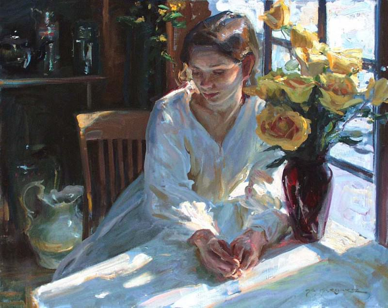 «Зимнее солнце» Даниель ф. Герхартц.. Даниэль Герхартц (Daniel Gerhartz). Американский художник Даниэль ф. Герхартц. Живопись Даниэль Герхартц.