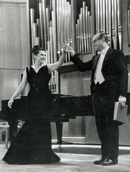 Галина Вишневская и Мстислав Ростропович