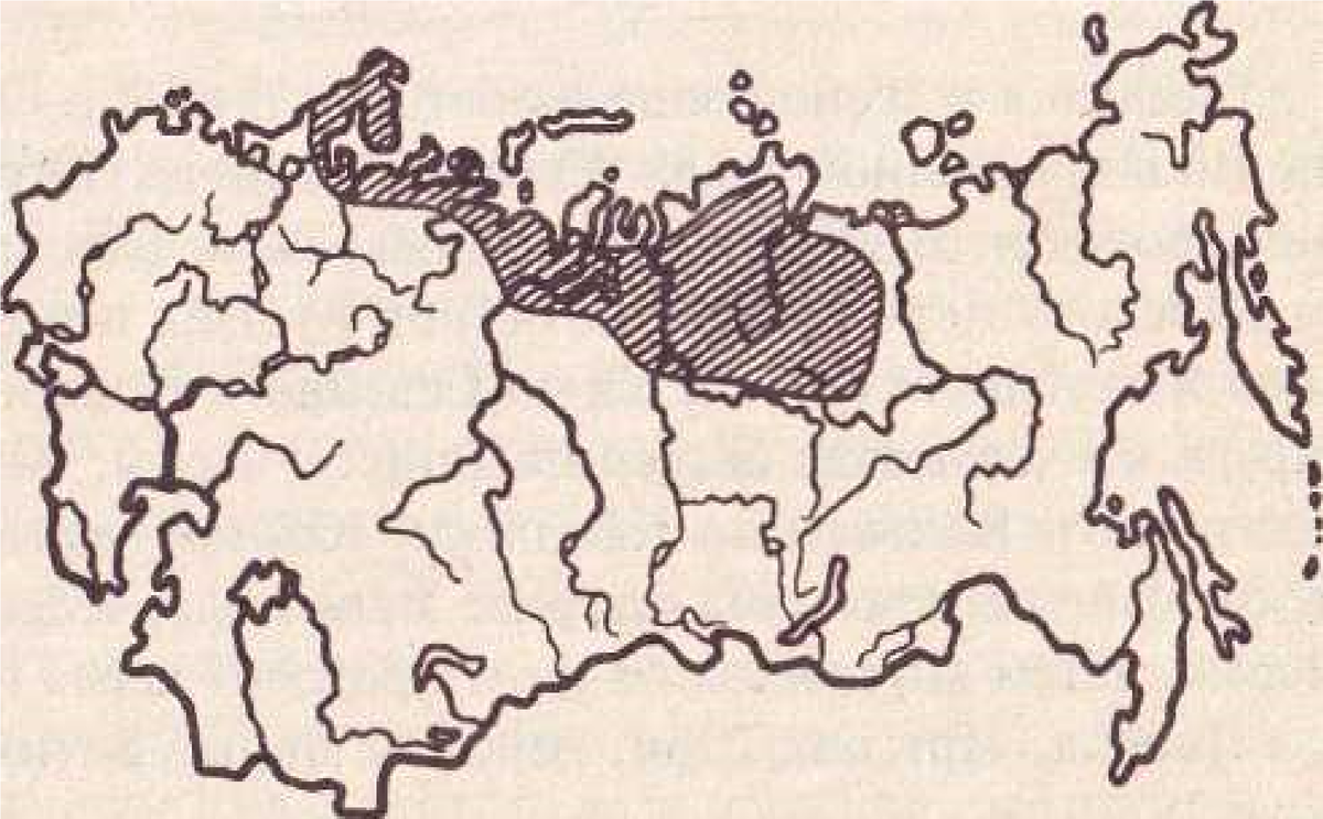 Ареал обитания.