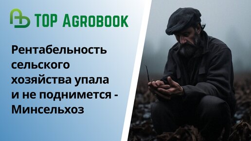 Рентабельность сельского хозяйства упала и не поднимется - Минсельхоз | TOP Agrobook: агроновости