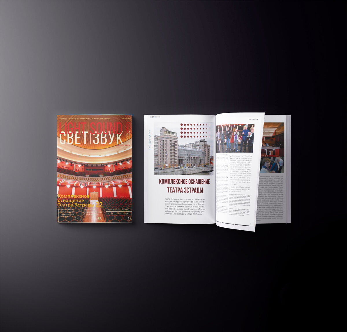 Так же можно прочитать в журнале Light. Sound. News.