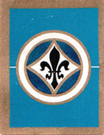 Сигаретная карточка с гербом клуба 1930 года выпуска