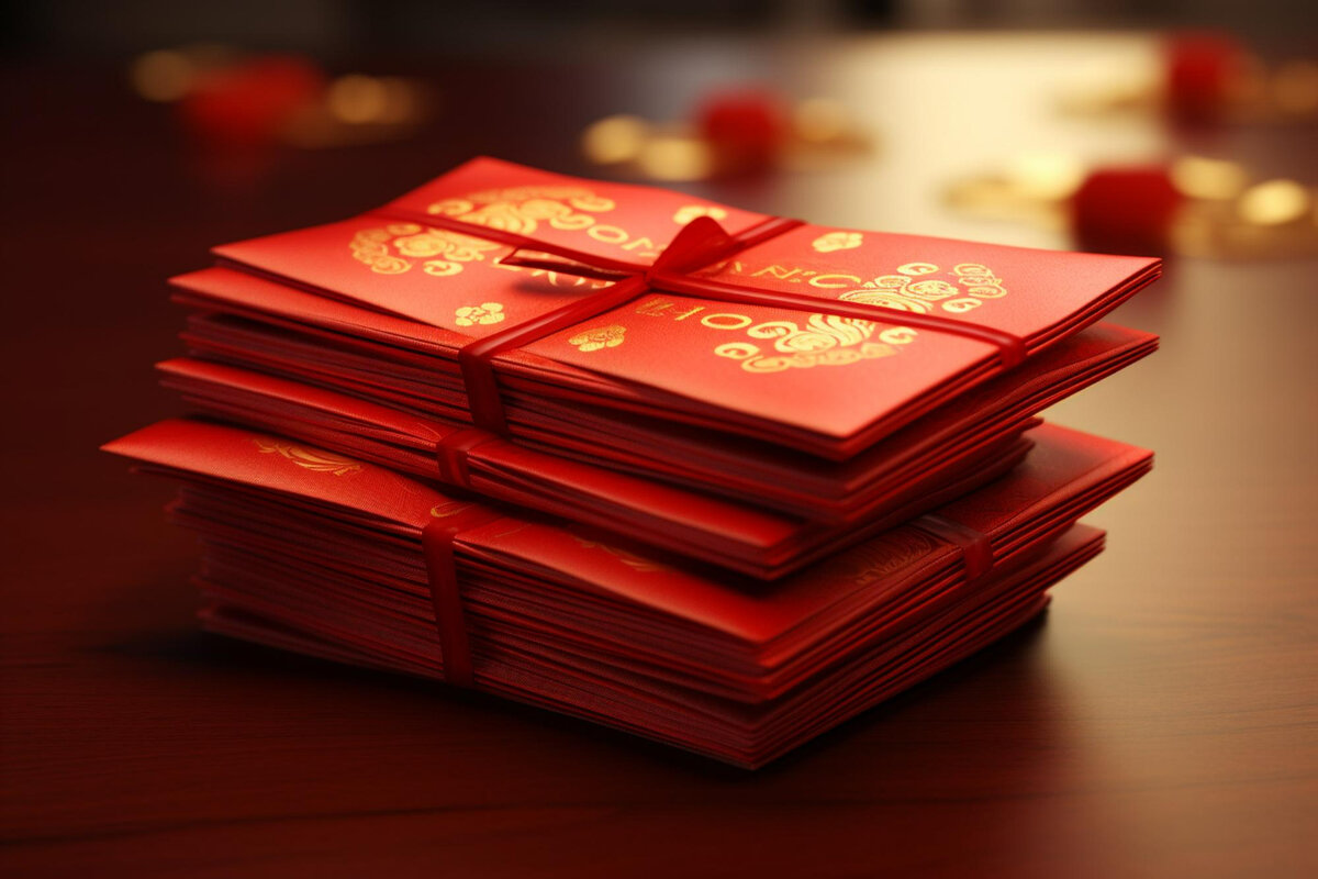 Красные конверты hóngbāo