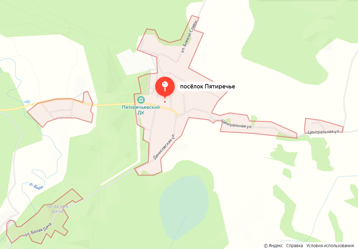 Поселок Пятиречье, Ленинградская область