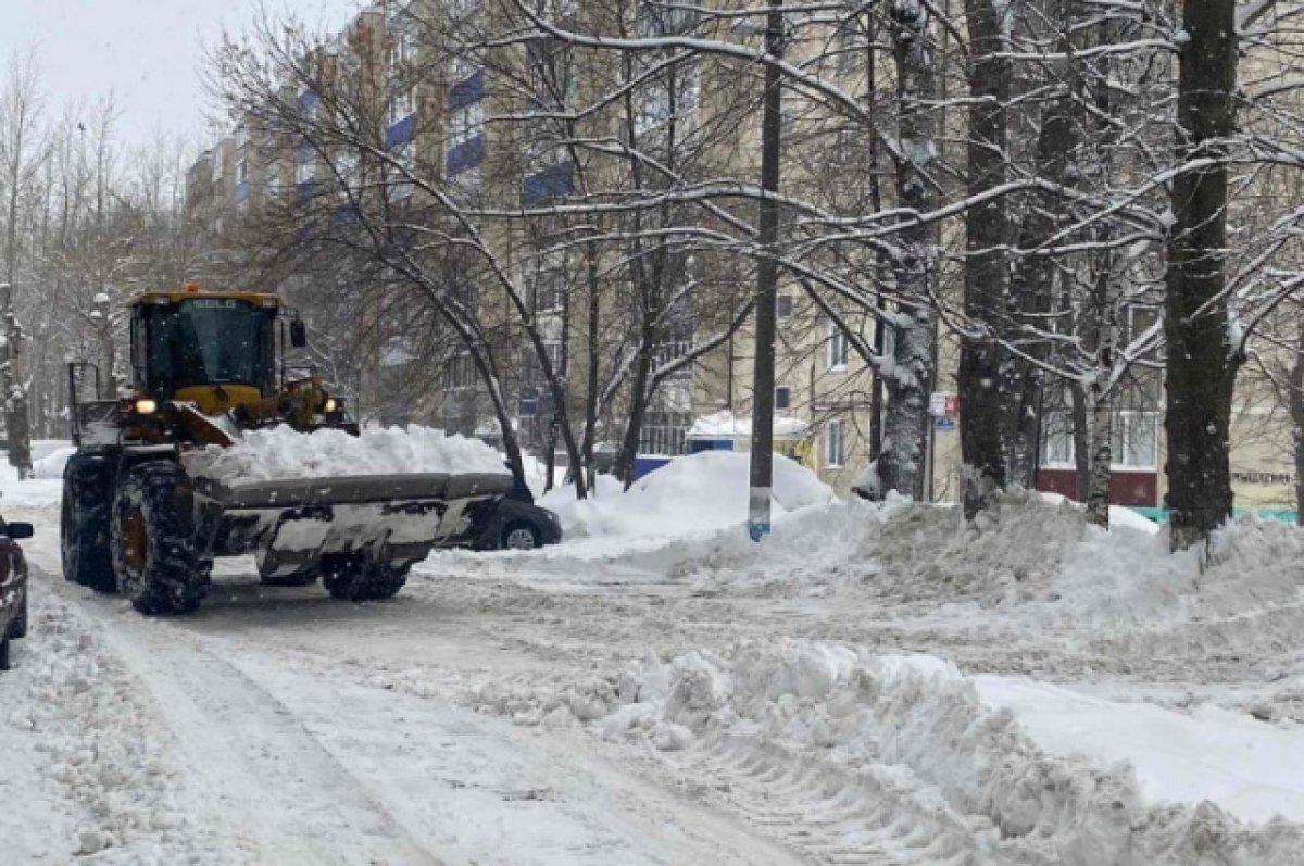    Дороги пригородных посёлков Ульяновска чистят от снега