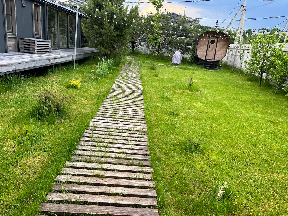 Дорожка из досок