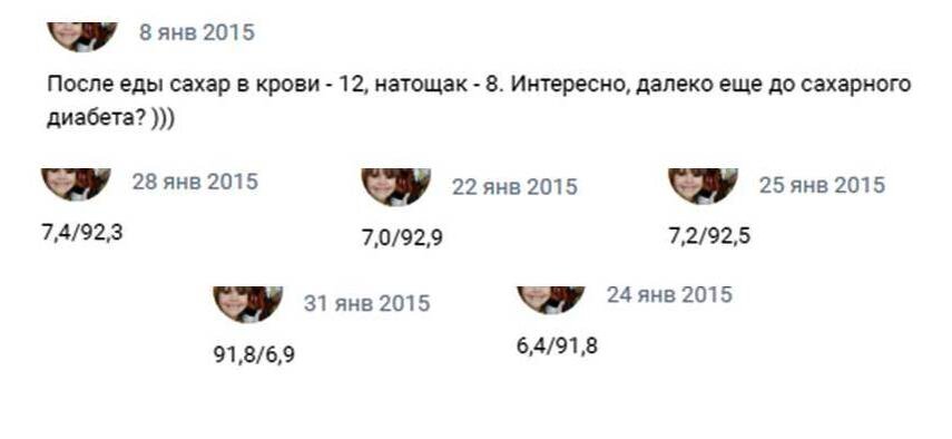 Статистика незнамо чего. Диабет? Нееее... не слышали...))