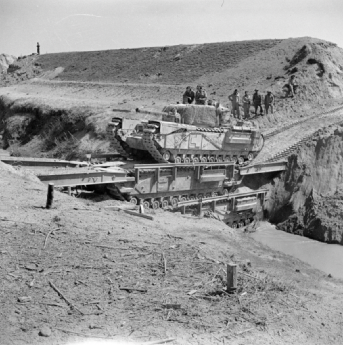 Churchill ARC (Armoured Ramp Carrier) или буквально танк-рампа