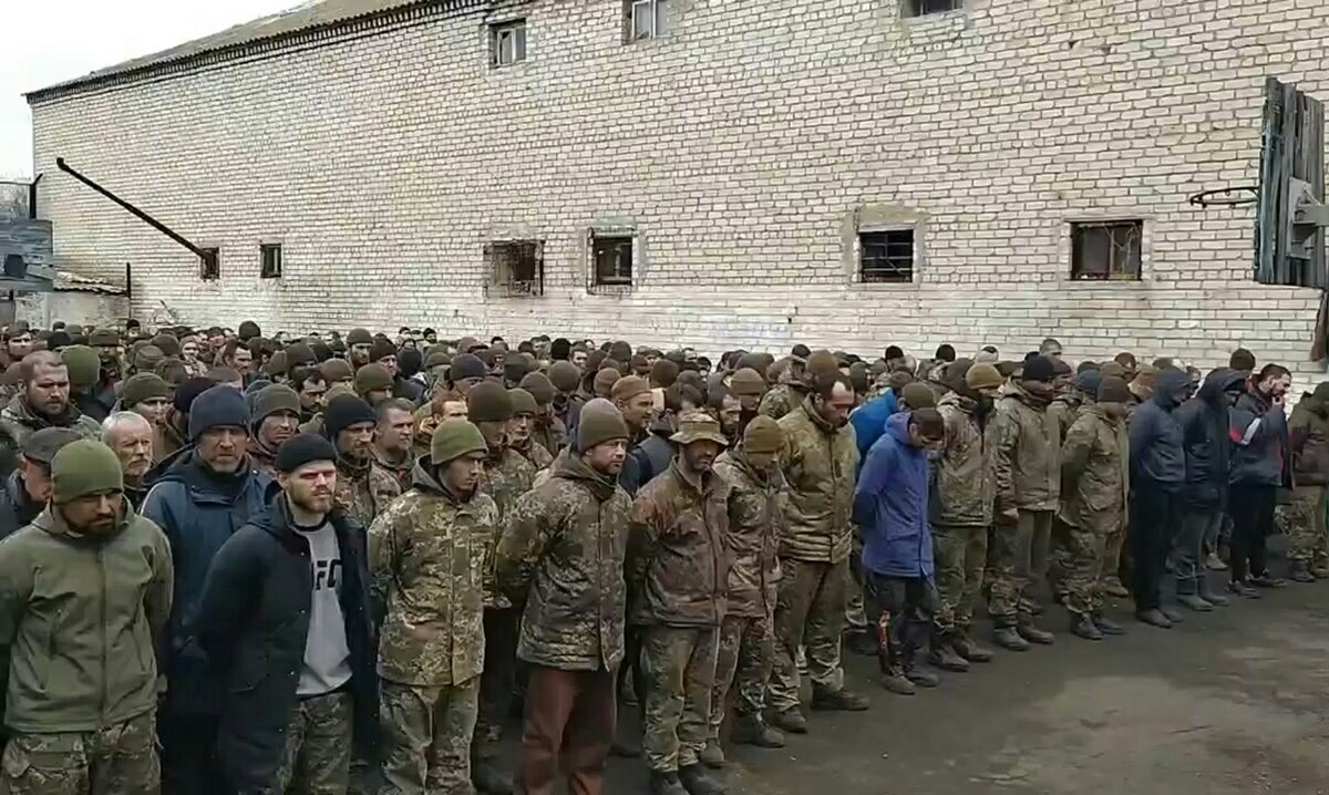 Пленные украинцы в плену