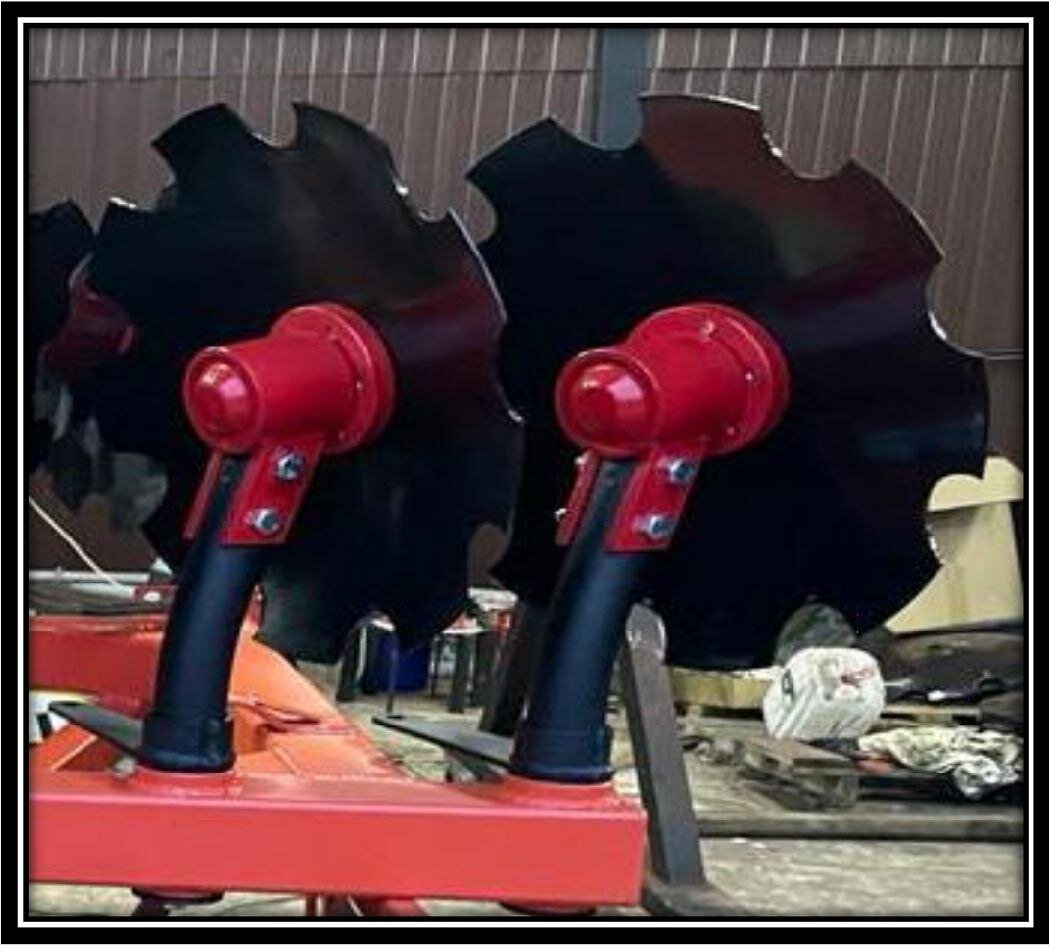 Диски «Ромашка» из борсодержащей стали толщиной 6 мм.