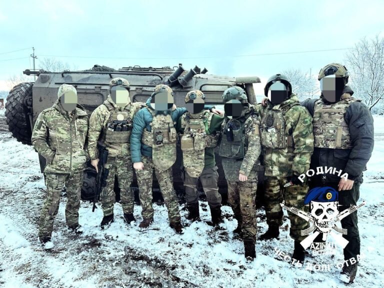 Военнослужащие подразделения армейского спецназа Вооружённых сил России в зоне проведения СВО. Фото: @aZimutVoina