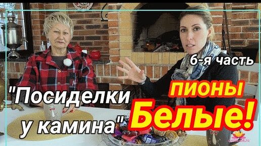 Посиделки у камина. Часть 6. Белые пионы / Сад Ворошиловой