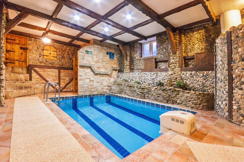 Фотография бассейна в сауне