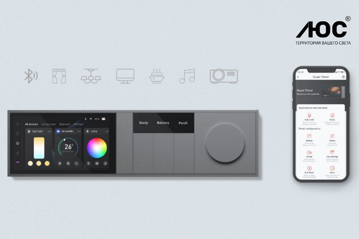 Система умный дом. Интеллектуальные панели LTECH для умного дома. | ЛЮС  светодиодное освещение | Дзен