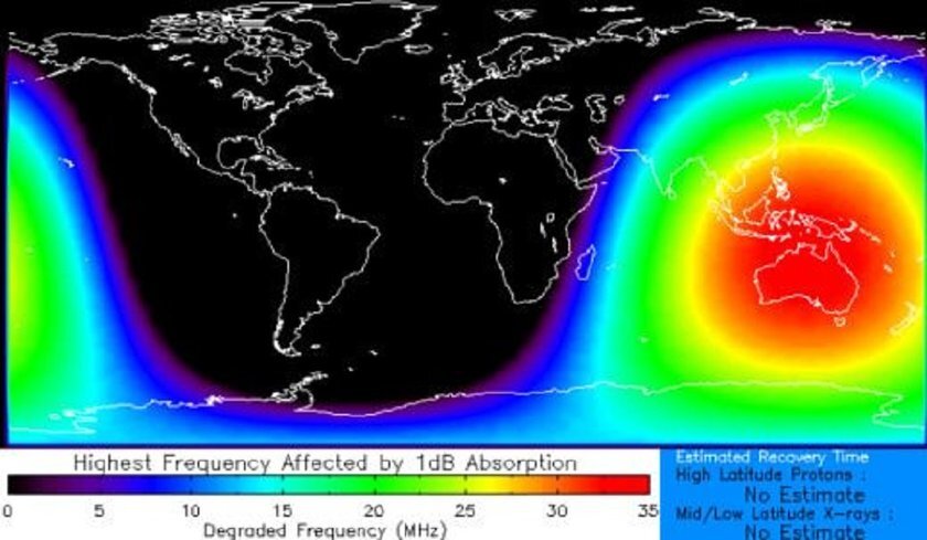 Вспышка на солнце 30 января 2024