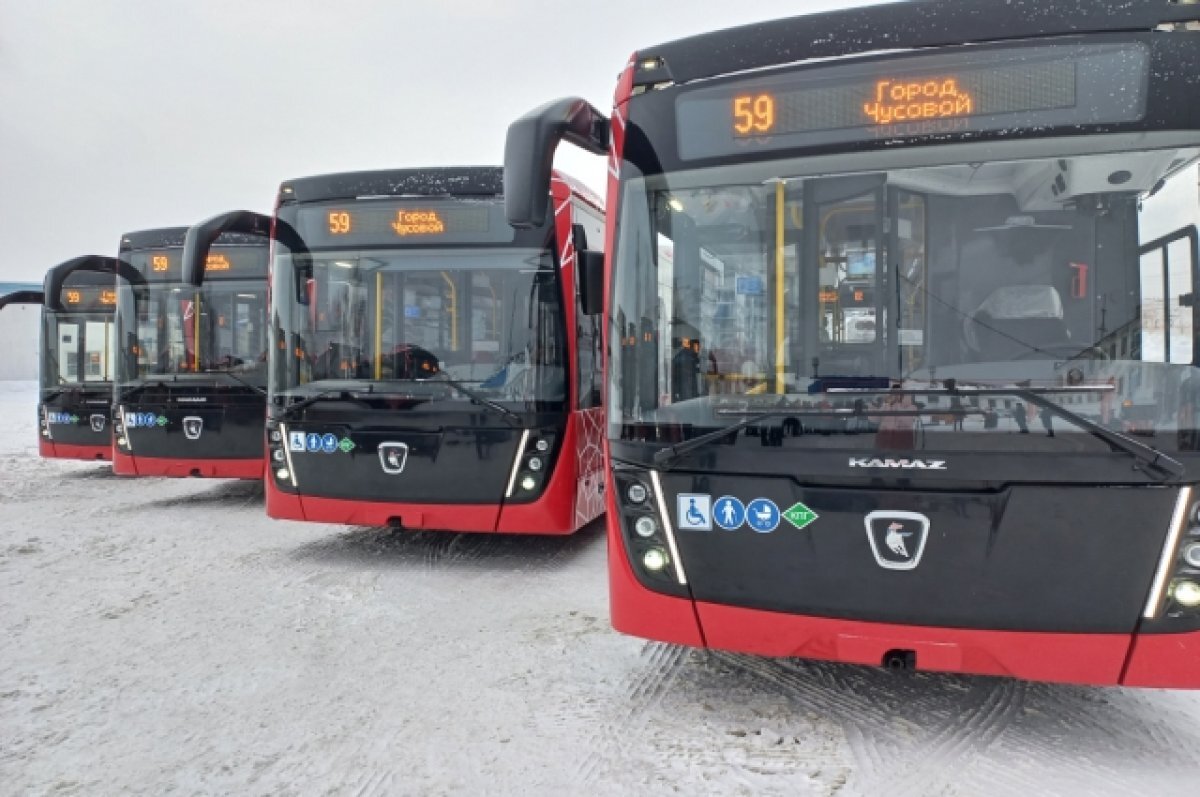    Большие автобусы выйдут на маршруты Березников и Чусового.