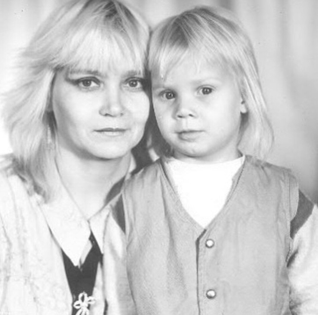 Алла Михеева с мамой.