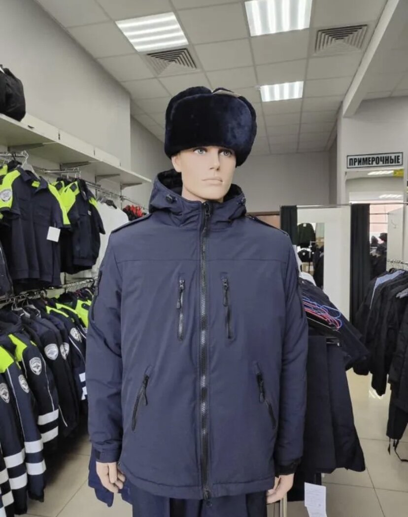 Моя офисная зимняя куртка 