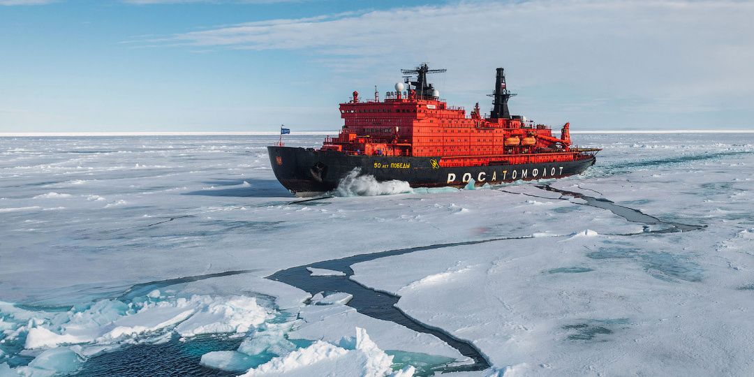 Атомный ледокол «50 лет Победы» — покоритель Северного полюса