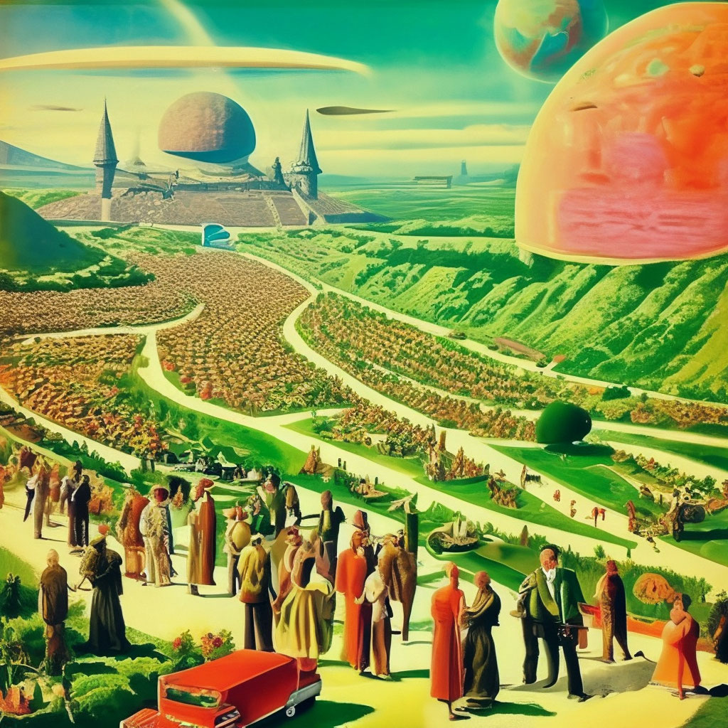 Мир без болезней по мнению ИИ