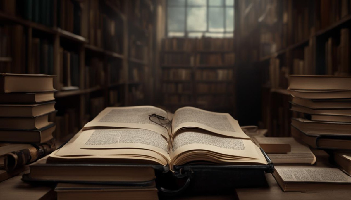 Результат генерации по запросу "Книги не моут быть врагами", стиль: 4k