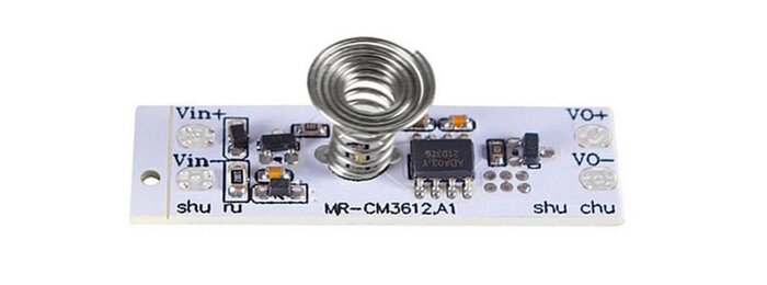 Датчик движения за 67 руб. Датчик движения для светильников. ссылка на датчик 2) Датчик сканирования модуль с сенсором. ссылка 3) Пружинный переключатель Переключатель-сенсор пружинного типа.-3