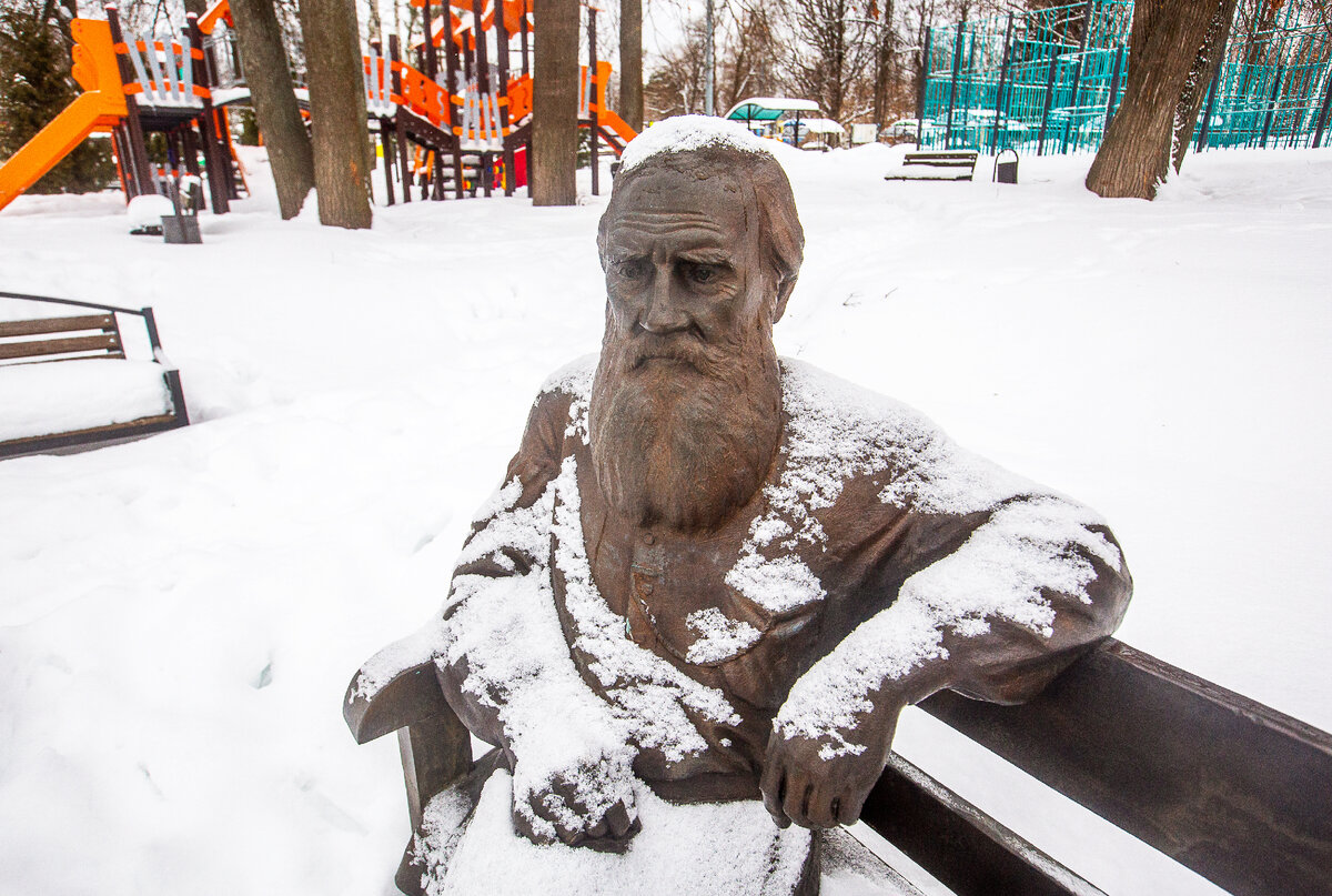 Среди сугробов пробираясь, в один момент, товарищ, стой! Что там чернеет  среди снега? Вон, видишь? Да это ж Лев Толстой! | Уникальная Россия | Дзен