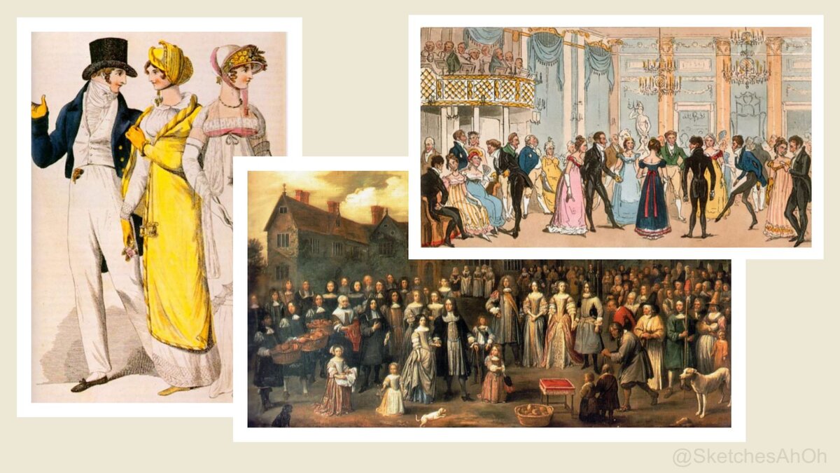 Коллаж автора: Англия 17-18вв.