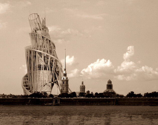 
Так бы выглядела башня Татлина