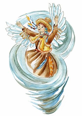 Художник Ольга Кондратюк. Шаманить можно и без бубна.