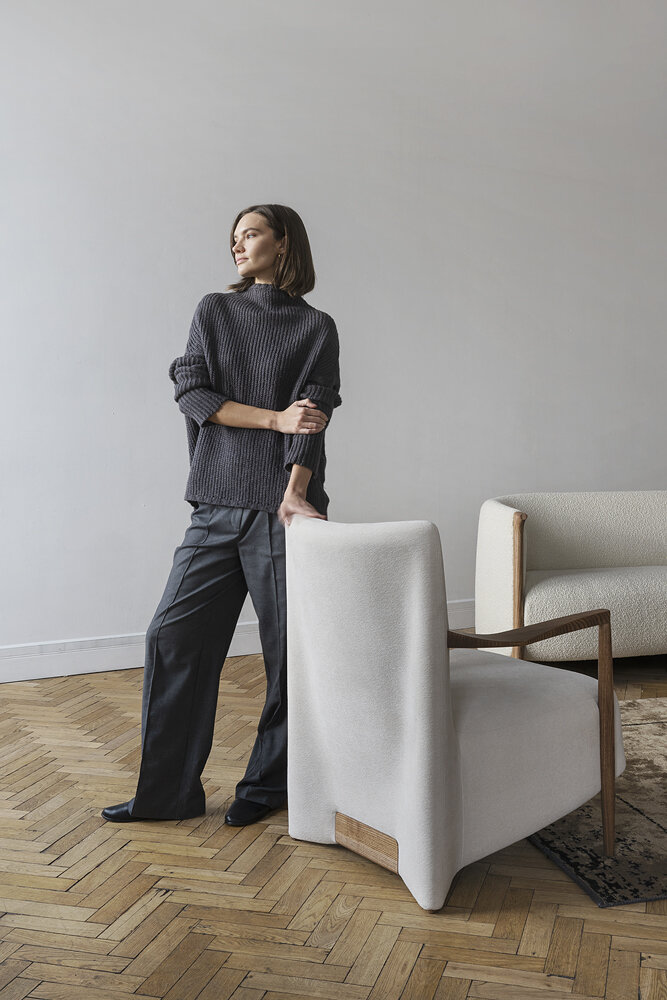 UNIKA møblar – кресло и банкетка Broche