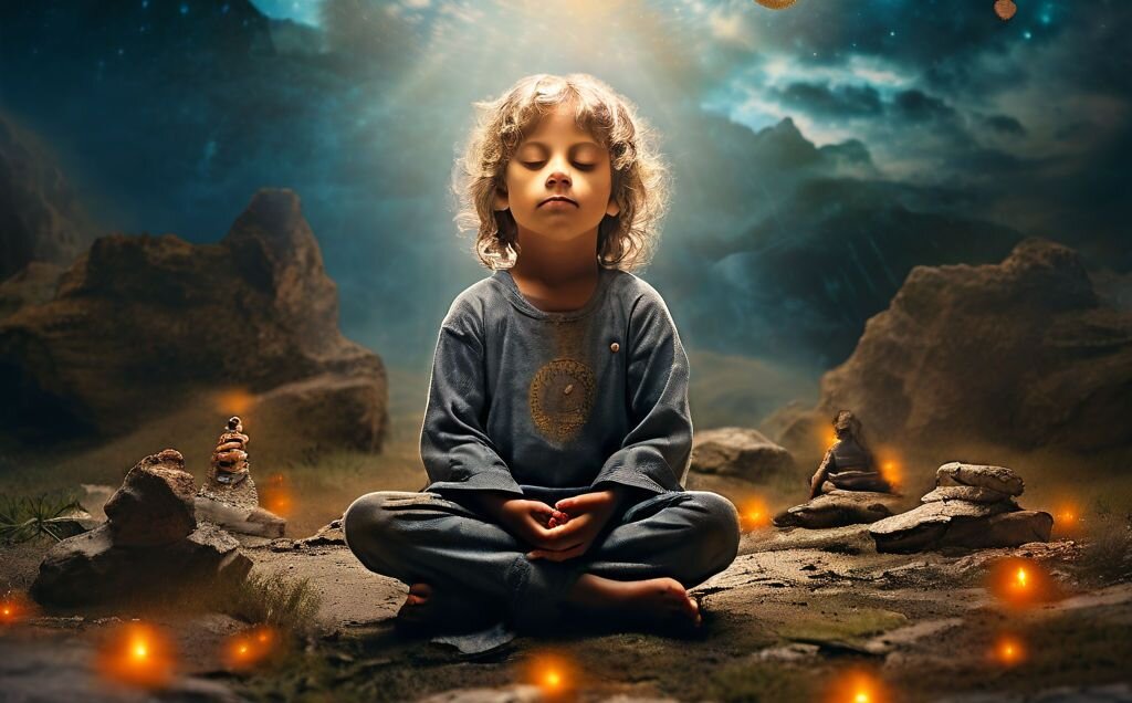 Мой внутренний ребёнок во время медитации