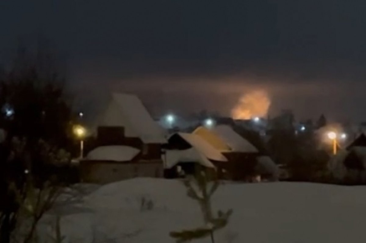    Жители рассказали о столбе огня и странном гуле под Ижевском