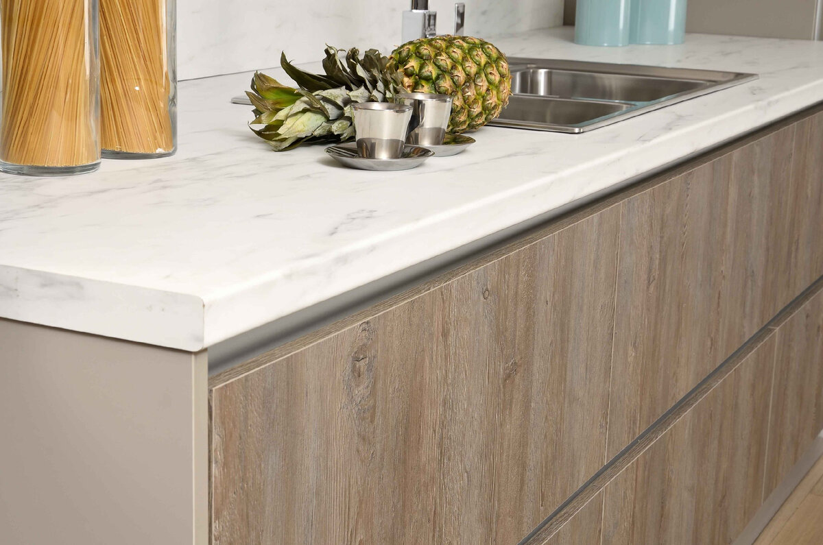 Столешница под мрамор из МДФ