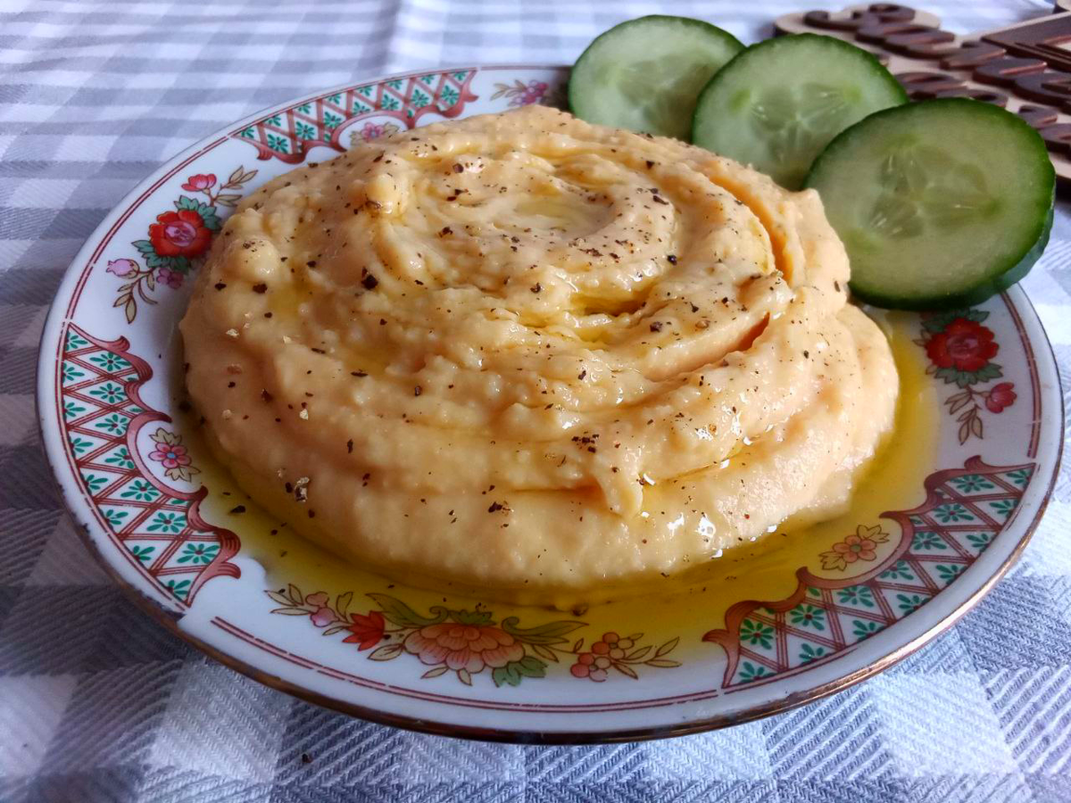 Хумус с тыквой. Фото от автора