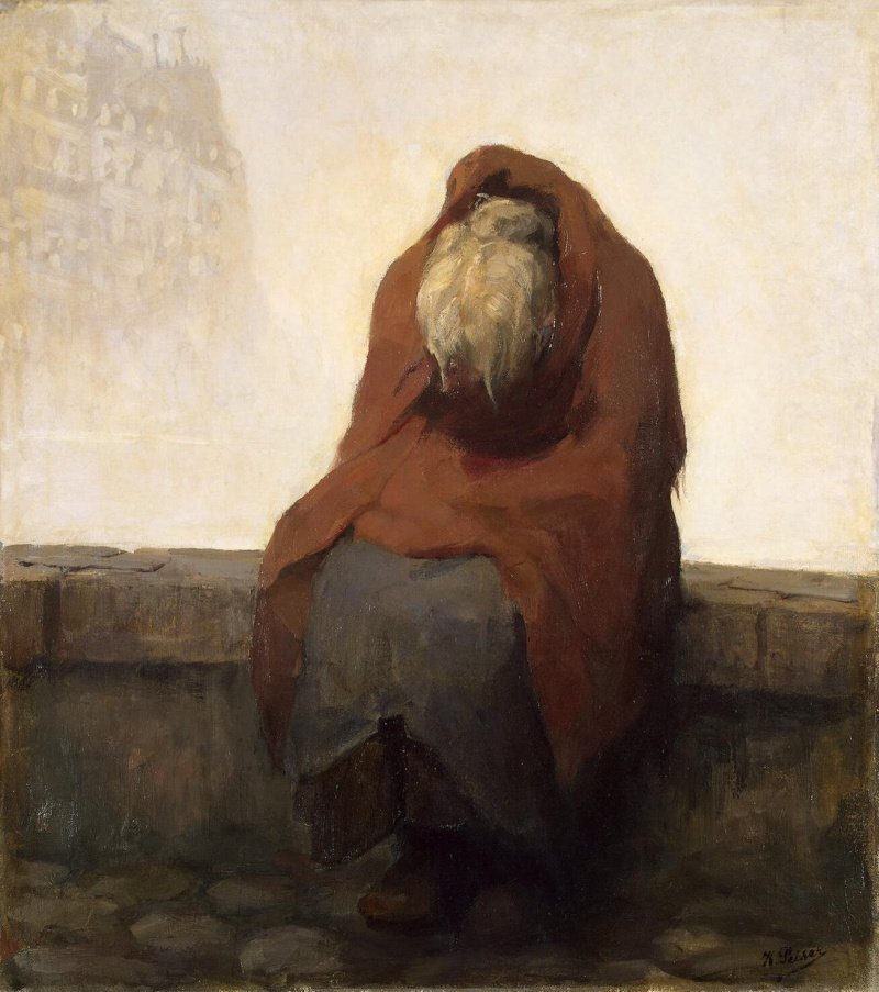 Держите для вдохновения картину. "Старуха"  Курт Пейзер