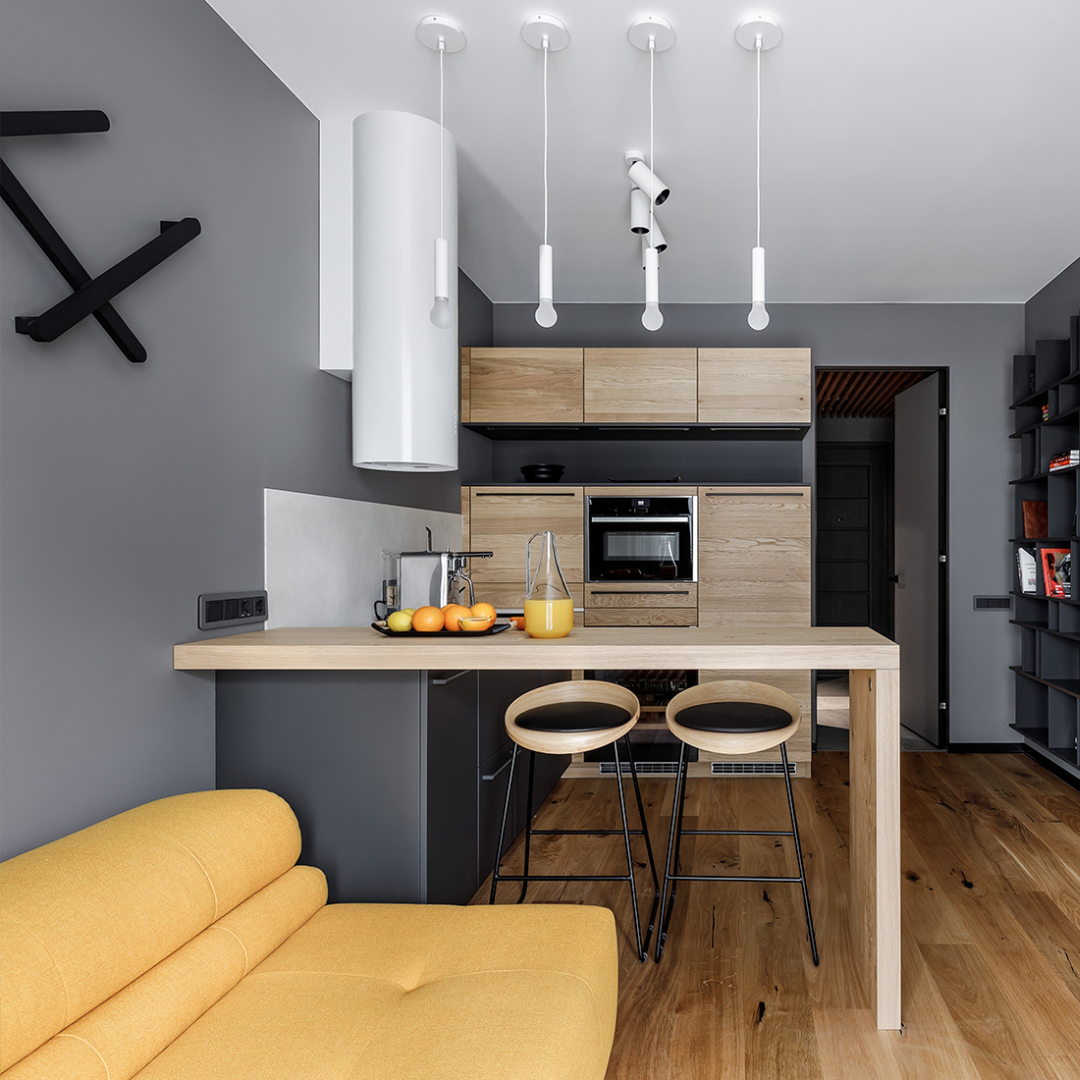 Реализованный интерьер дизайнера Зины Малышевой, диван Sofas & Decor
