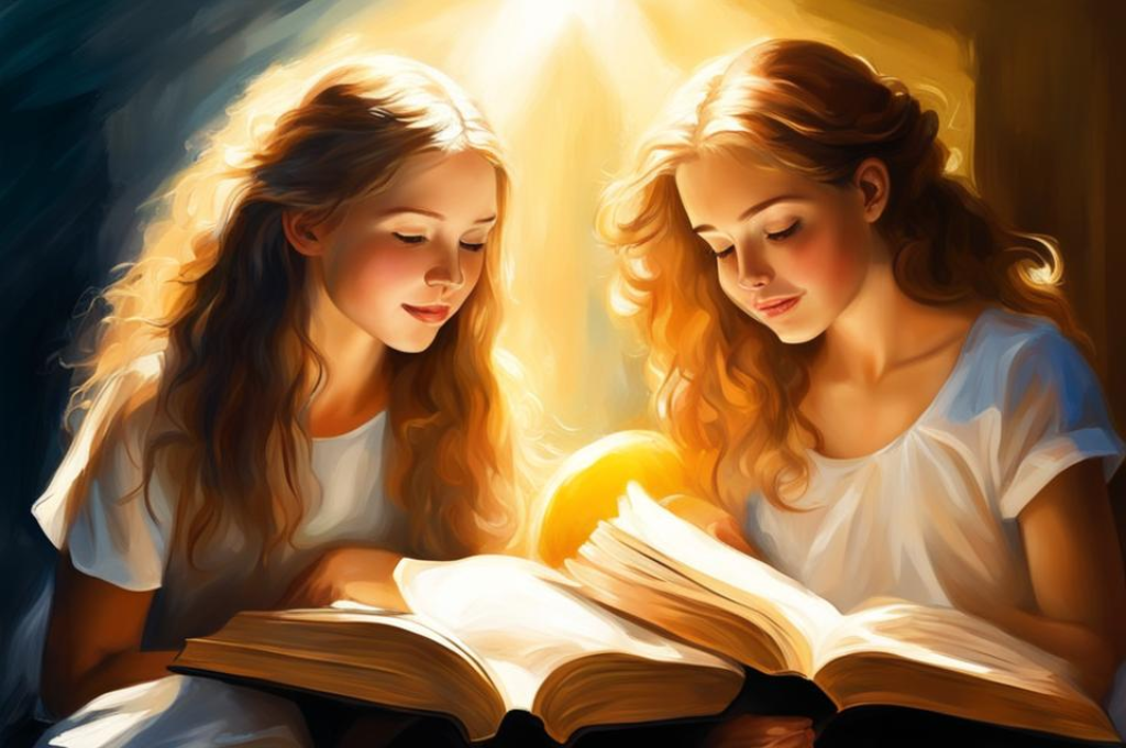 Нам с Мариной нравились одни и те же книги. 