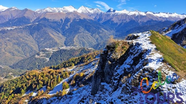 Панорама Кавказских гор с маршрута «Три курорта», фото из личного архива