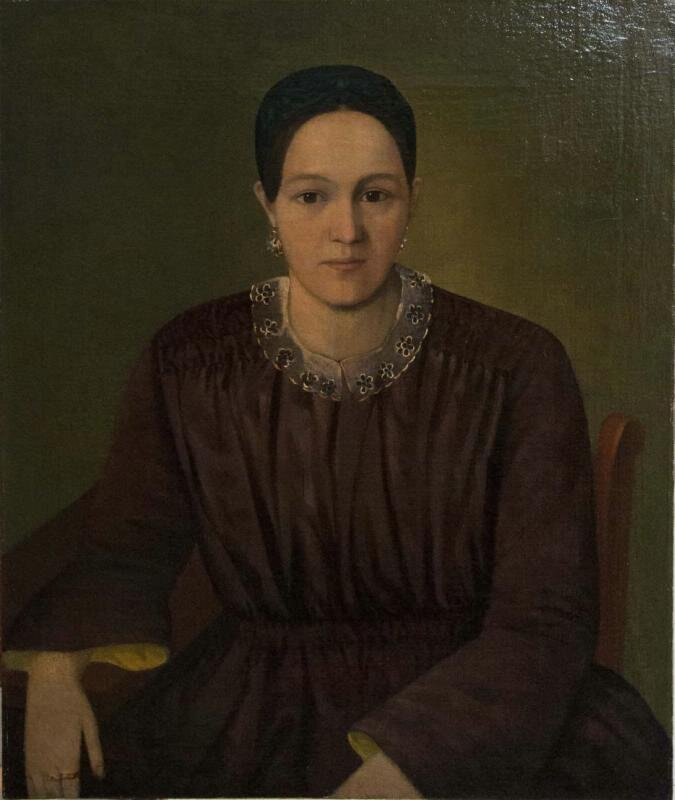 «Портрет О.А. Сытиной (матери И.Д. Сытина)», художник неизвестен.