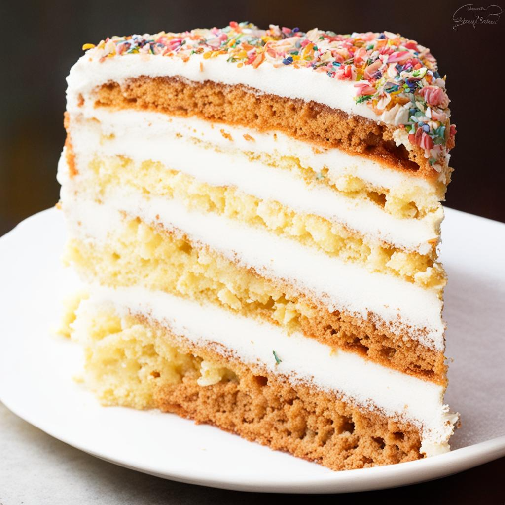 То, что осталось от торта на утро