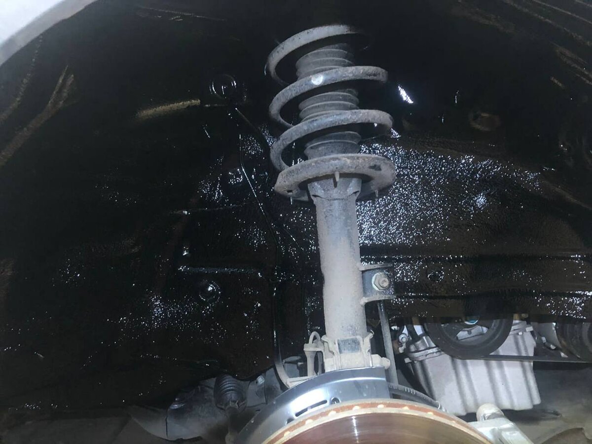 Обработка кузова JAC JS6 грунтовкой