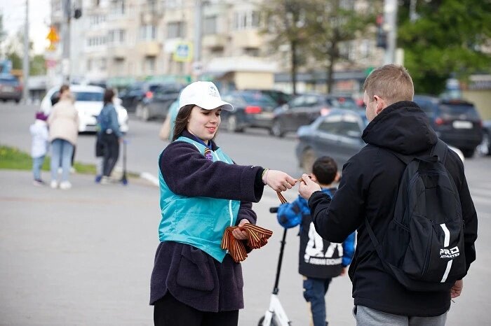    Волонтер - лицо мероприятия. Фото: Из архива/ отдела развития добровольческого движения Тулы