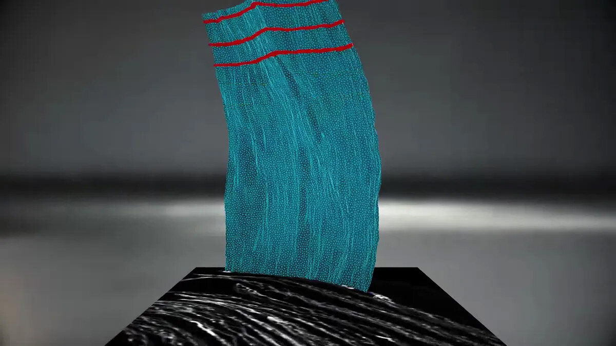    Процесс сегментации свитка в 3D-пространстве